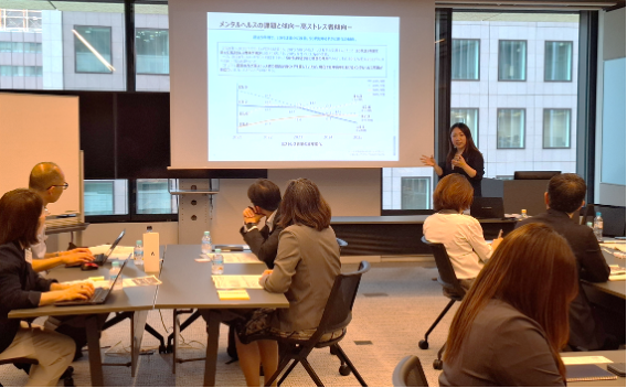 第1回HRウェルビーイング・ラウンドの様子(プレゼンテーション)